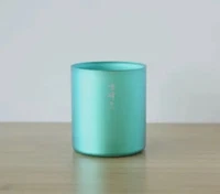 Snow Peak HAKUBA Limited Color Stacking Mug H450 Titanium Double Wall Cup