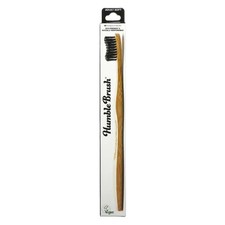 Adult Bamboo Toothbrush Black Soft 1 Count By The Humble Co