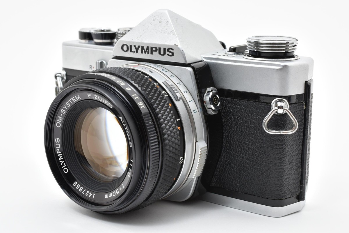 N.Mint] OLYMPUS OM-1 SLR 35mm Film Camera + F.ZUIKO AUTO-S 50mm f