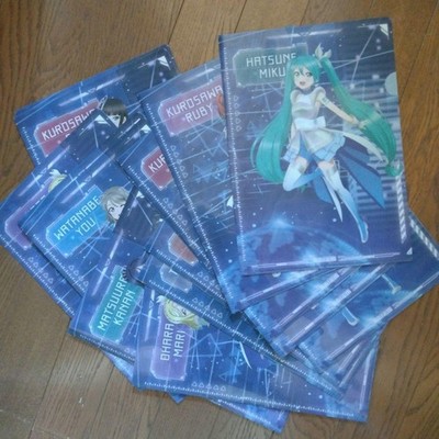 Hatsune Miku Love Live Clear File Set