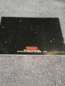 Nintendo NES Instruction Manual Hogan's Alley