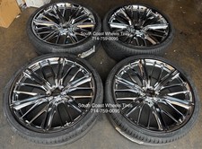 24 New Zl1 Chrome Wheels Tires Gmc Sierra Yukon Chevy Silverado Tahoe Escalade