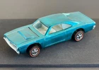 Vintage Hot Wheels Redline 1969 SCARCE Aqua Custom Charger - KILLER! No Reserve!