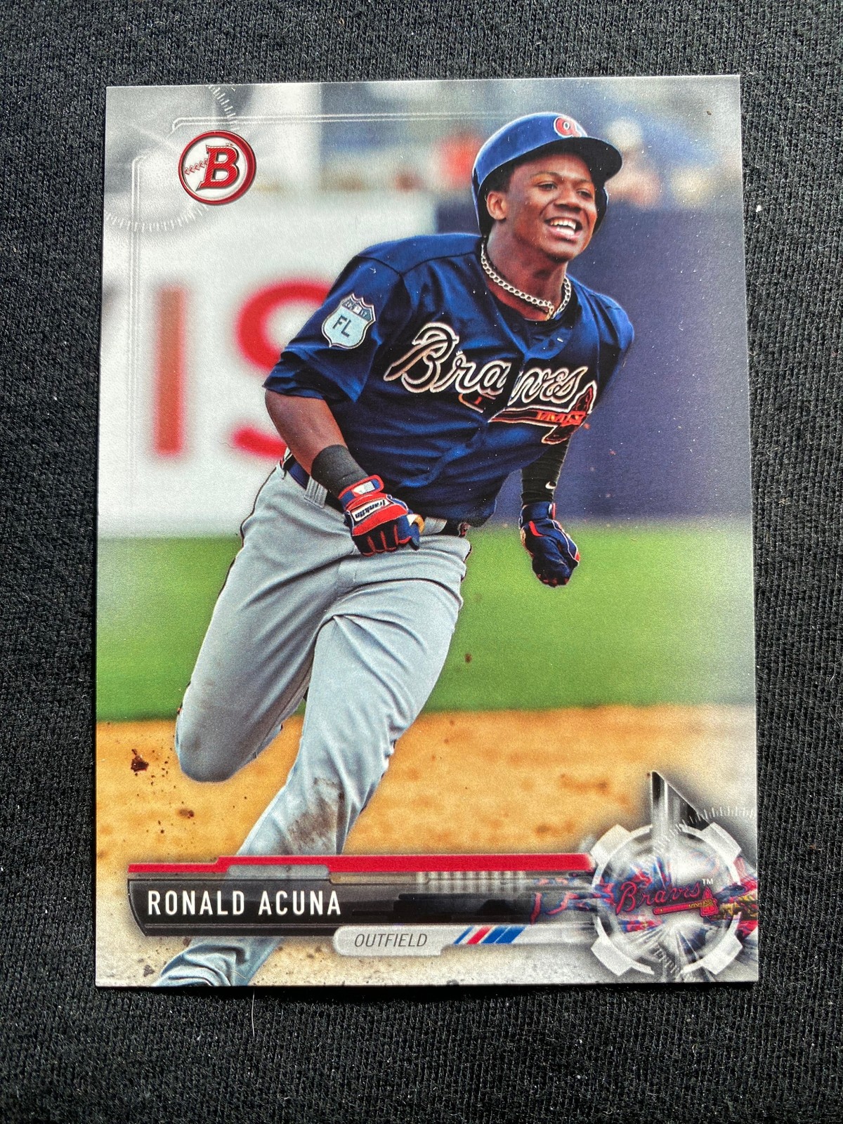 Ronald Acuna 2017 Bowman Draft #BD-39 - Braves