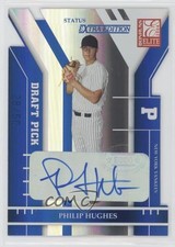 2004 Donruss Elite Extra Edition 28/50 Phil Hughes #303 Auto 0o48