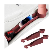 HAMOJUF Car Seat Gap Filler, 2PCS Anti-Drop Multifunctional Vehicle Seat Side...