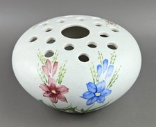 Radford Posy Vase, Hand-Painted Floral Design, Vintage English Pottery 1930s