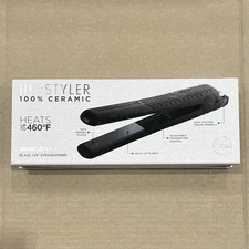 HerStyler Forever Professional 1.25" Ceramic Flat Iron Ionic Hair Straightener