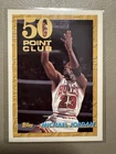Topps 1992-93 50 Point Club Insert Michael Jordan #64 Chicago Bulls NBA Card