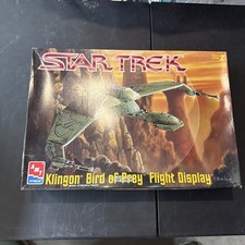 AMT Star Trek Klingon Bird of Prey Flight Display Model - Kit 6339 - Open Box