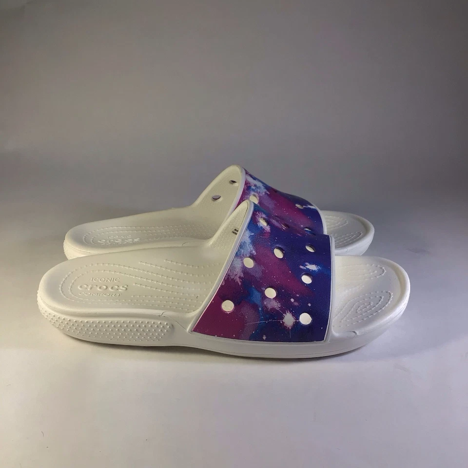 Sandalias Crocs Out of This World Slide icónicas cómodas 7M/9W coloridas Foto 4 de 4