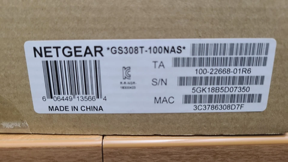 NETGEAR GS308T100NAS 8-Port Ethernet Switch - Image 2 of 3