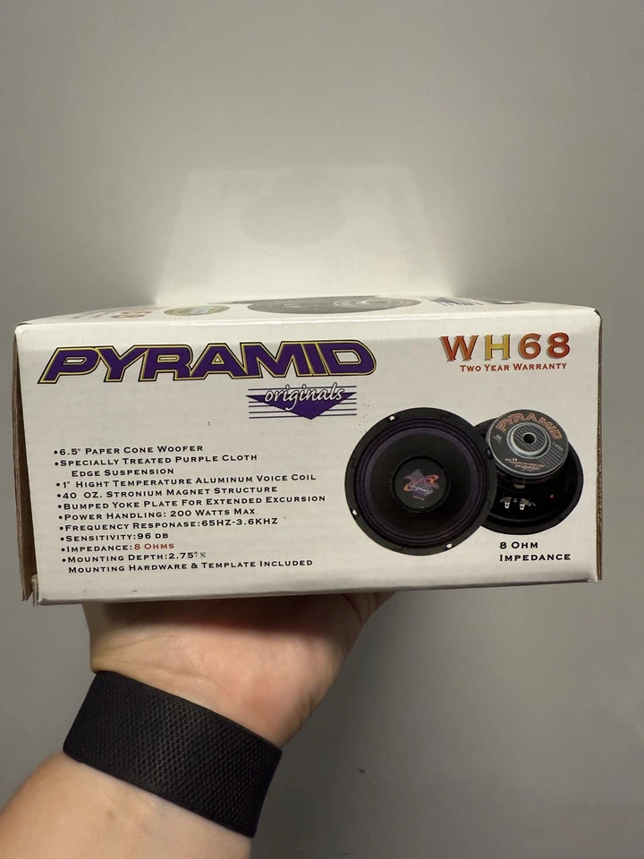 Pyramid WH68 x 6.5" High Power Paper Cone Woofer – 200W New - Image 2 of 3