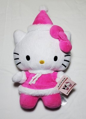 Hello Kitty Plush - Pink Elf Christmas