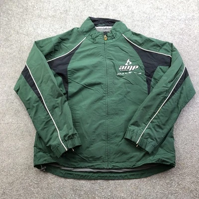 Vintage Dale Earnhardt Jr Jacket Mens Medium Green Amp Energy 88 Racing Zip Y2K - Image 1 of 4