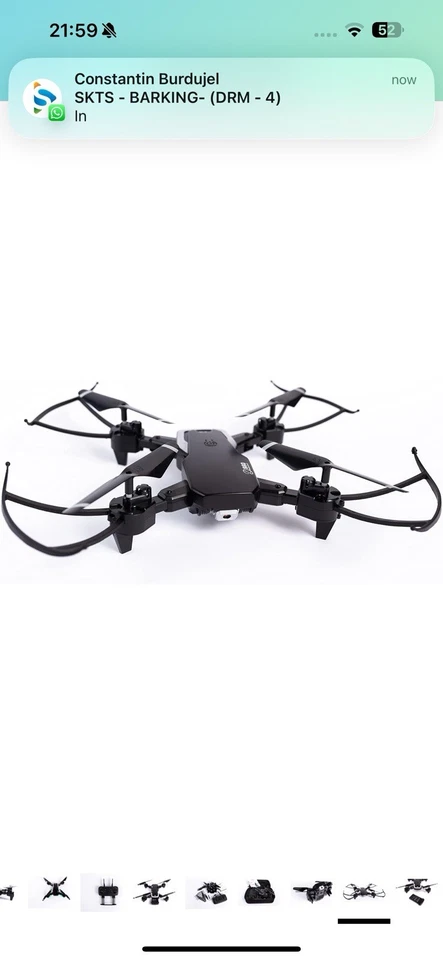 S60 Mini Drone 4K HD Camera FPV Drone Dual Camera Quadcopter Helicopter Toy - Image 3 of 4