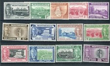 Montserrat KGVI 1951 set of 13 SG123/35 MNH