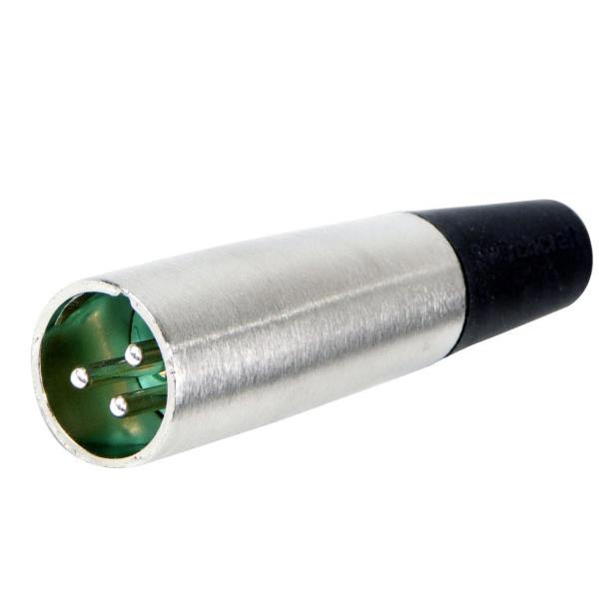 3-контактный разъем XLR для подключения кабеля Switchcraft серии AA с серебряными контактами никель AA3M 3090₽