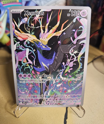 Xerneas 091/086 CRI Holo Basic 130 HP Psychic Pokémon English 2026