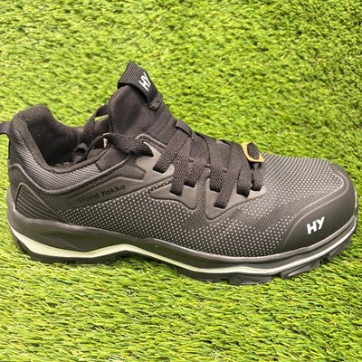 Hard Yakka Icon Mens Size 9 Black White Brown Composite Toe Safety Work Shoes