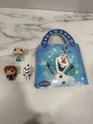 Disney Frozen Mini Funko Pocket Pops Set Comes With Free Bag (good Condition)￼