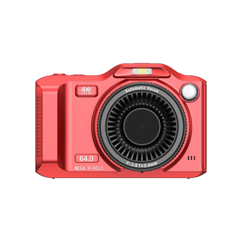 4K Dual Kamera Digitalkamera mit 2 8 Zoll HD Display 18x Zoom WLAN Verbindung - Bild 2 von 3