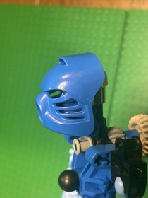 LEGO Bionicle Toa Mata Tahu 8534 Blue Kanohi Hau Custom Moc Read Description 