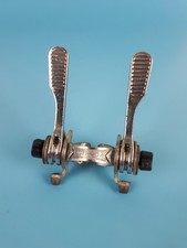 Leviers & manettes de vitesse Huret en acier chromé vélo vintage France 1970s