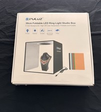 Puluz 30cm Foldable LED Ring Light Studio Box w/ 6 Backgrounds CRI97 USB Powered
