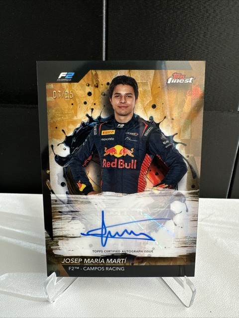 Topps F1 Finest 2024 - Josep Maria Marti Gold Autograph /25 #FAC-MARI