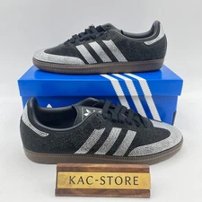 adidas Originals Samba OG Rhinestone Core Black IH9052 Women's Size oki12