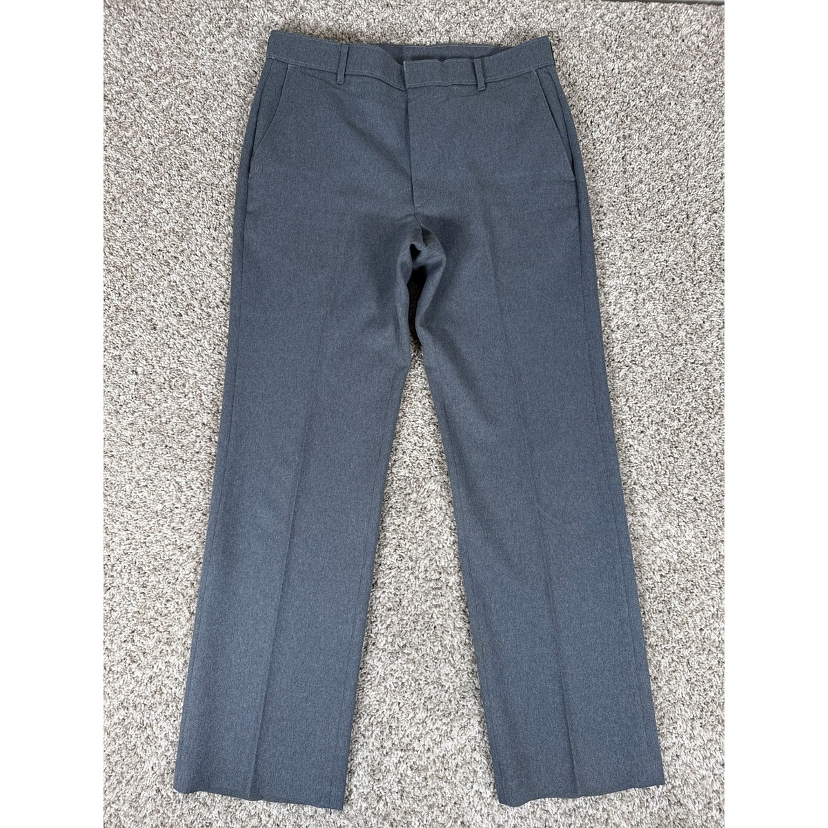 Levis Action Slacks Mens 34x30 Gray Vintage Made in USA Straight