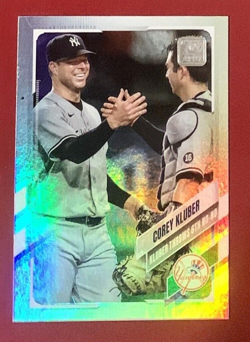 2021 Topps Update Rainbow Foil #US52 Corey Kluber Yankees Season Highli ID:51552