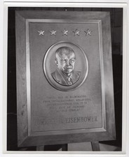 1977 Carrier CVN-69 USS Dwight D. Eisenhower Plaque 8x10 News Photo