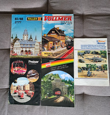 Modellbau Kataloge Vintage aus den 80ern - Faller, Busch, Preiser, Vollmer, Roco