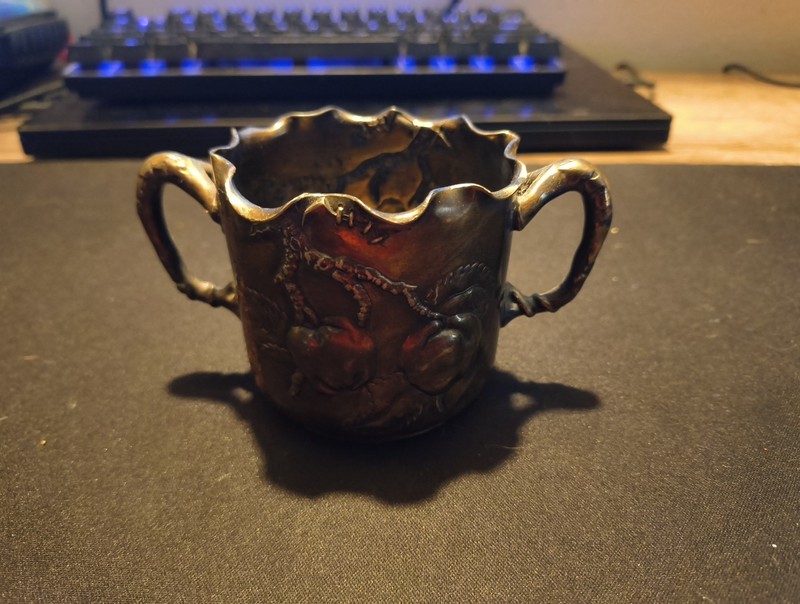 Rare 1800s PAIRPOINT Mfg.Co. New Bedford, Mass.Quadruple Plate#2027 SugarBowl 