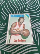 1975-76 Topps - Lou Hudson #25 - FREE SHIPPING