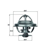 Mahle TX 21 80D Thermostat, KüHlmittel