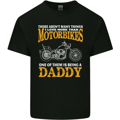Being A Daddy Biker Motorrad Herren Leichte Baumwolle T-Shirt
