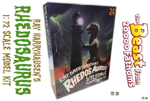 1:72 Ray Harryhausen's Rhedosaurus Plastic Scale Model Kit by X-Plus. - Picture 13 of 14