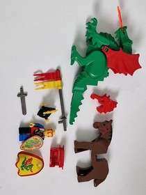 Lego Vintage Set System Castle 6082 Fire Breathing Fortress, with instructions