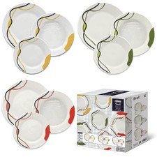 MAURY'S PIATTI 9 PZ SPOT COLORE GIALLO/ROSSO/VERDE