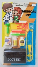 Vintage 1980s First Aid Kids Medical Nurse Kit Play Set Sealed On The Card