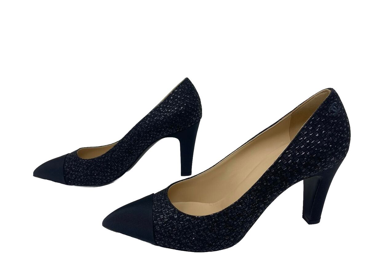Chanel Shoes Pointed Toe Pumps G33085 Gabrielle Coco Black Chanel Shoes Pointed Toe Pumps G33085 Gabrielle Coco Black