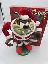 Looney Tunes 13" TAZ Santa Claus Christmas Animated Figure Original Box
