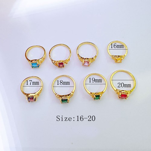 Wholesale Shining Zircon Crystal Rings Mixed Rings Bulk Lots Engagement Wedding - Picture 6 of 12