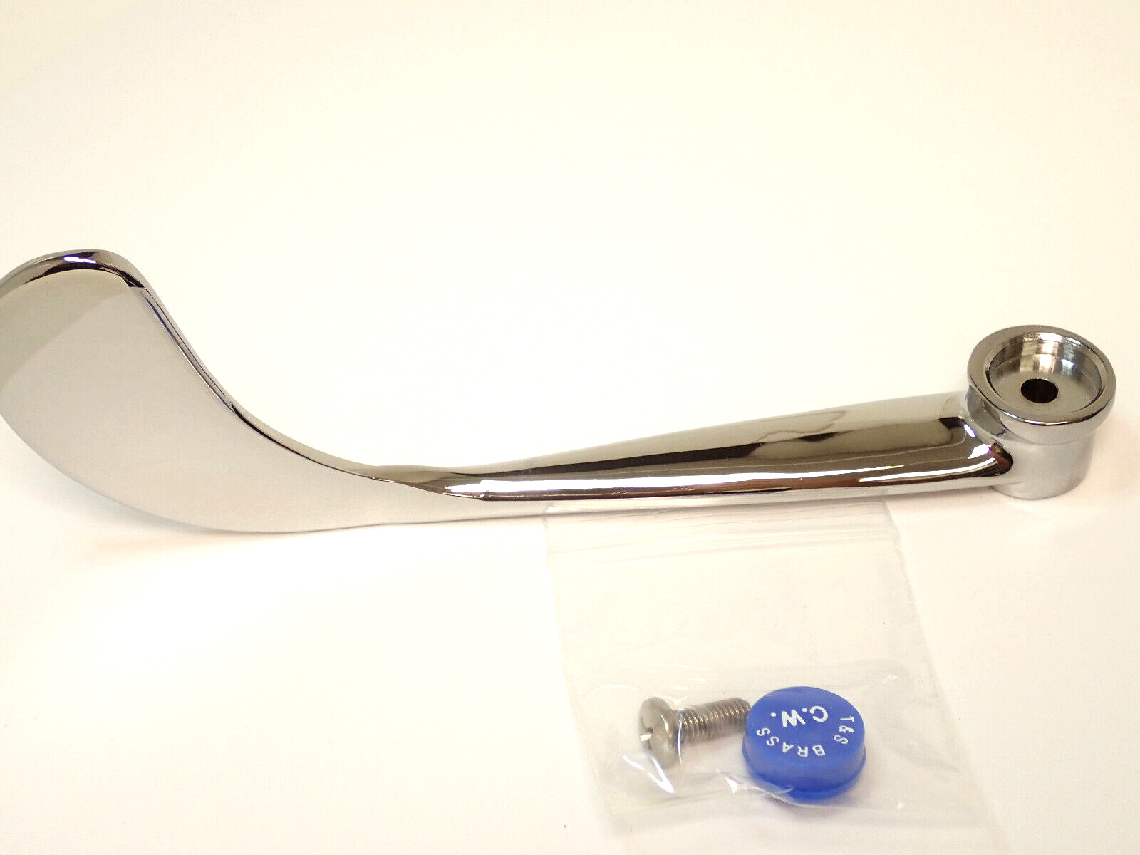 B-WH6C T & S Brass 6” Wrist Action SINK Faucet Handle Cold Index B-WH6C OEM NOS