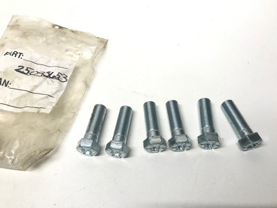 LOT OF 6 - GENUINE MACK OEM 25093653 Hexagon Screw Mach - 3AX1665  