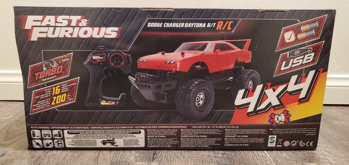 ミニカー FAST&FURIOUS Dom's Dodg e Charger RC Fast & Furious 1:12 4x4 Dom's Dodge Charger R/T Elite RC