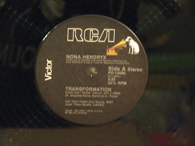 NONA HENDRYX~~TRANSFORMATION 12  Single R&B Soul Dance FREE SHIPPING